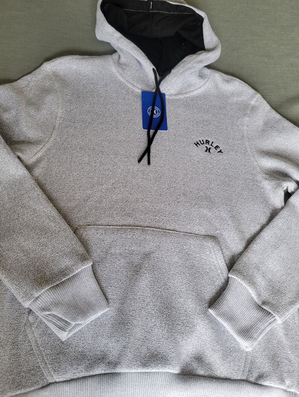 Hurley Light Gray Men's Hooded Sweatshirt